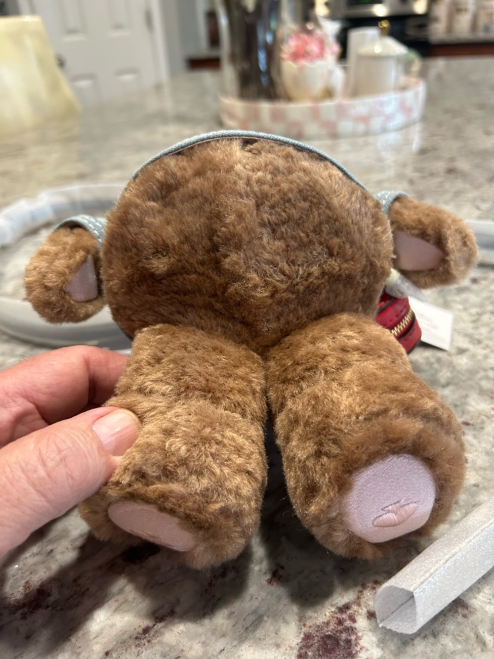 Kate Spade “Katie Bear” w/ Red Heart Coin Purse Crossbody Bag - Picture 12 of 13